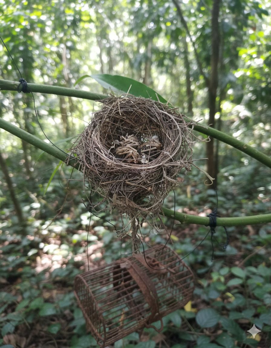 Hiburan Manusia Kematian anak Burung 